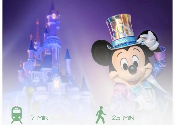 L\'Organik Disney 7 Min Gare 5 Min Parking Prive